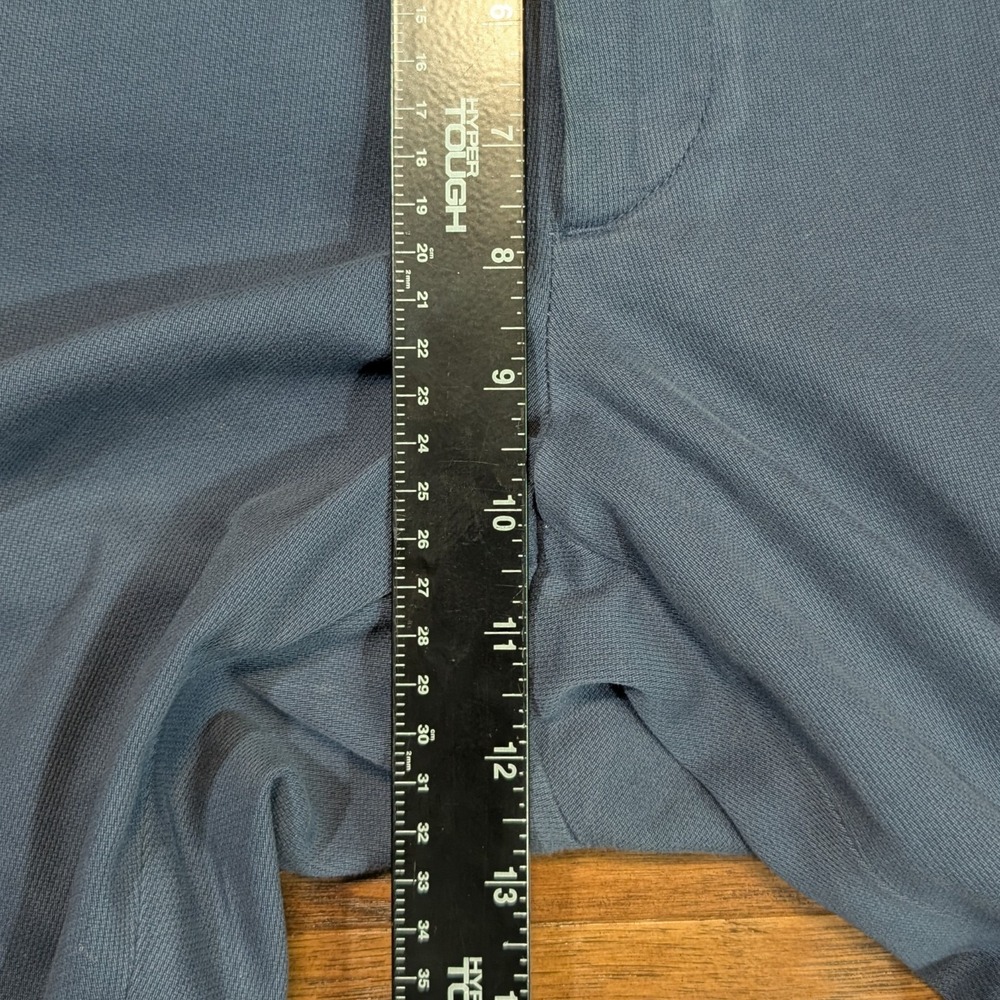 Loro Piana Carlo Pants Mens 56 Blue Cotton Straight Leg Flat Front Made in Italy - Picture 9 of 15